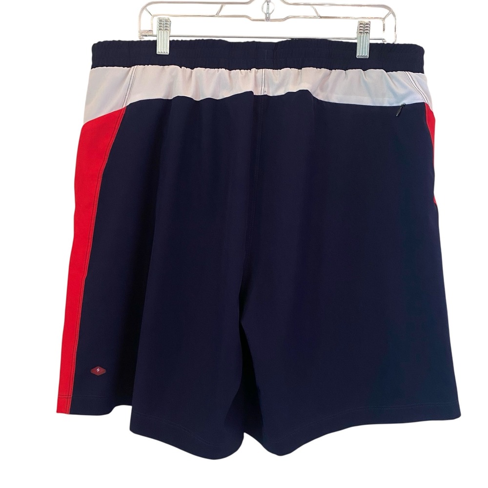 Shinesty Double Duty American Flag Hammock Lined Shorts Navy Men 2XL NEW - Picture 5 of 14